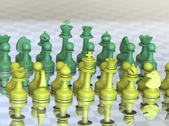 MILOSAURUS Chess LARGE Staunton Knight 3d printed 