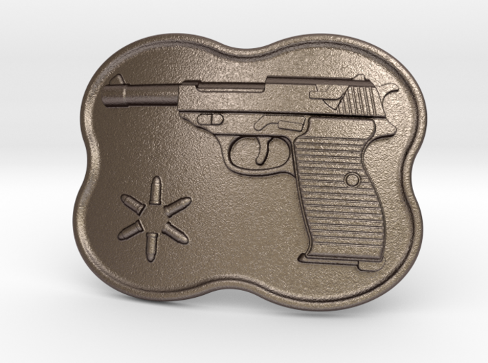 Walther P38 Belt Buckle 3d printed