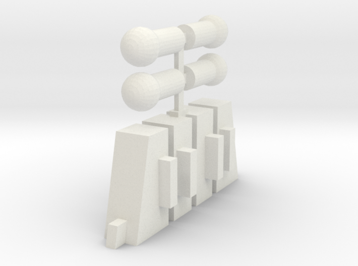 Handle Adapters And Ball Pegs (Double) 3d printed