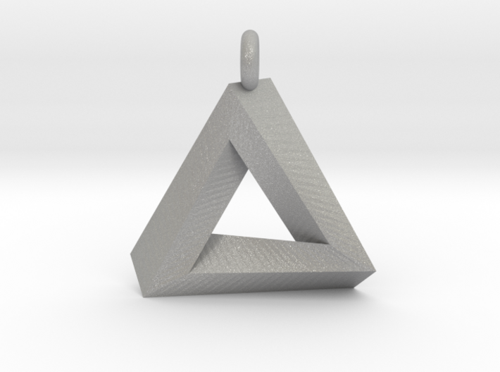 Penrose Triangle - Pendant (3.5cm | 3.5mm O-Ring) 3d printed
