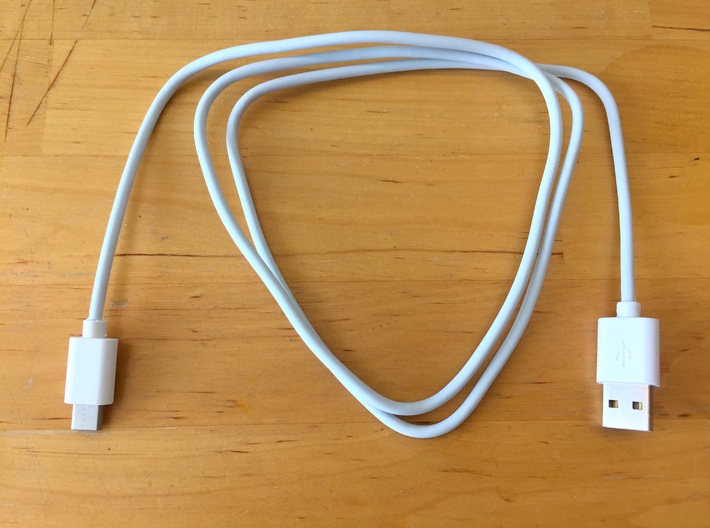 Aliexpress USB-to-USBC Cable Manager / Tie 3d printed 