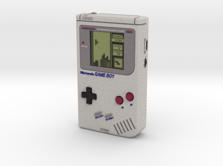 1:6 Nintendo Gameboy (On) 3d printed 