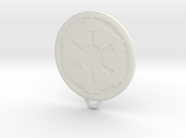 Imperial Fan Keychain 3d printed