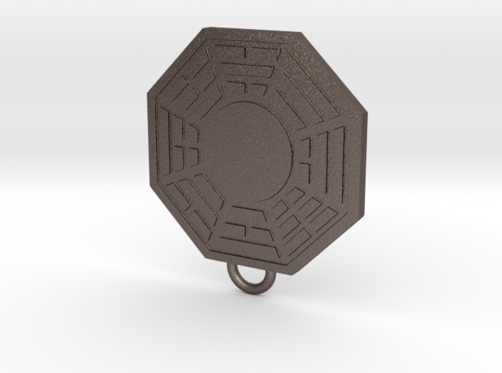 Dharma Fan Keychain 3d printed