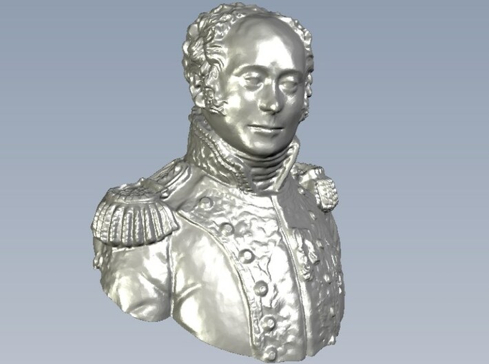 1/9 scale General Joseph Piston bust 3d printed 