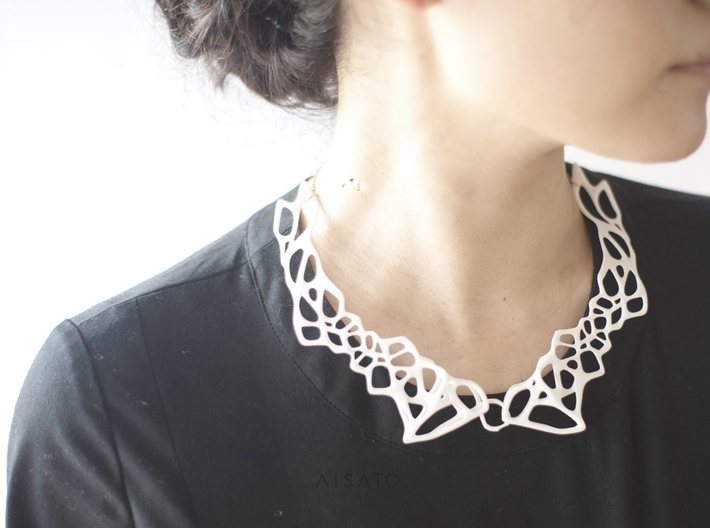 Lace Necklace 3d printed 