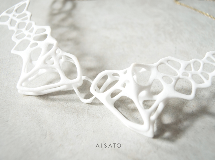 Lace Necklace 3d printed 