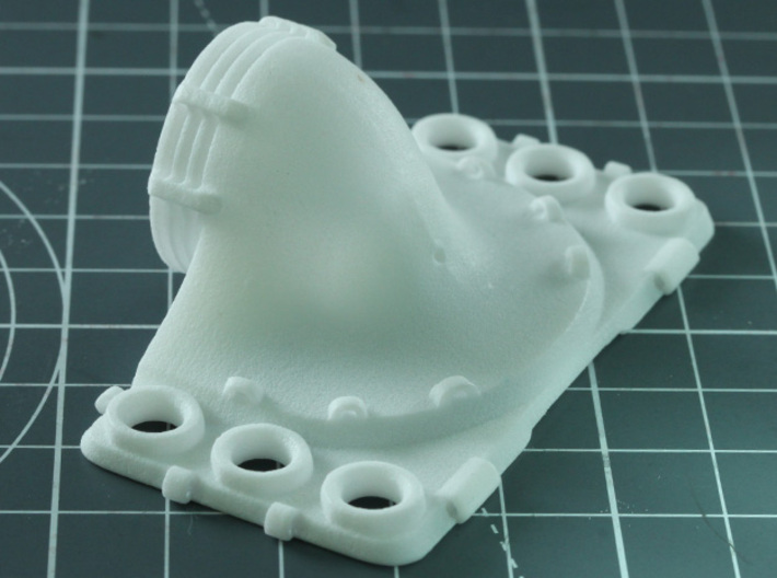Sand Scorcher Fan Cowling 3d printed Fan Cowling, printed in nylon plastic
