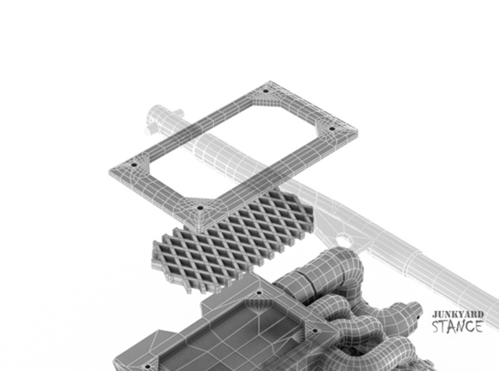 Sand Scorcher Inter-cooler Lid 3d printed Inter-cooler Lid Design