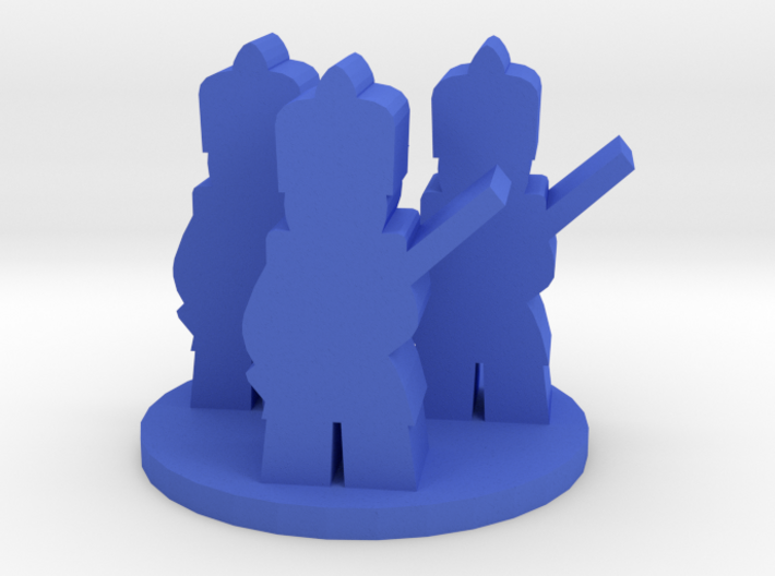 Game Piece, Colonial French Unit 3d printed