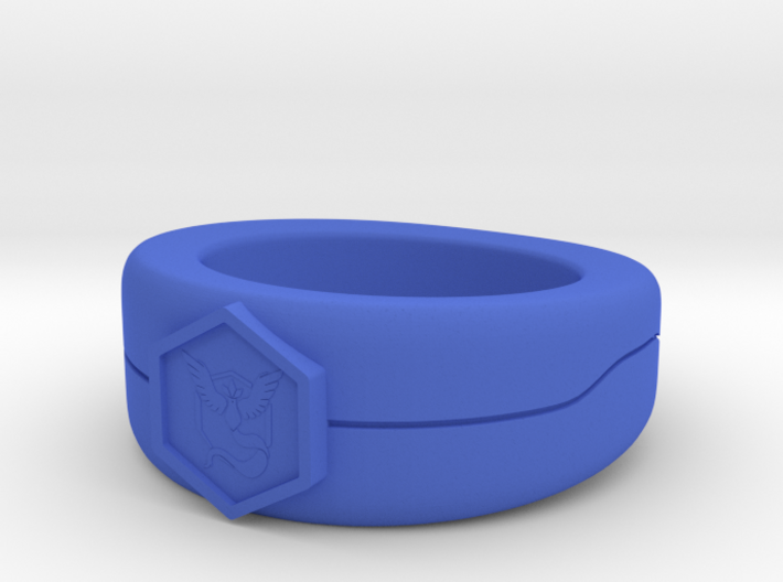 Team Mystic ring size 10 3d printed