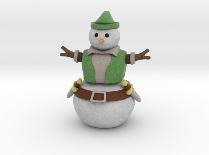 Snowman Thief 3d printed 