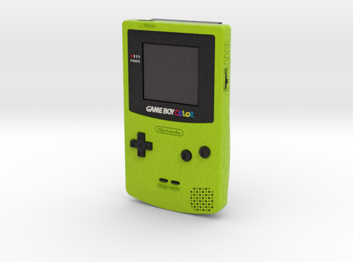 1:6 Nintendo Game Boy Color (Kiwi) 3d printed