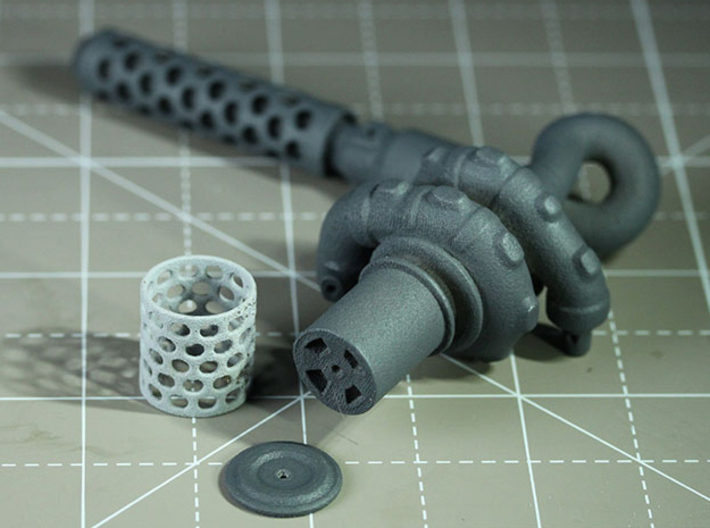 Sand Scorcher Air-filter Meshes 3d printed Air-filter Mesh, with the Turbo Exhaust and Air-filter Cap (other parts sold separately)