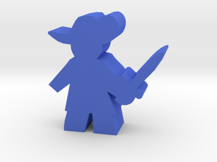 Game Piece, Musketeer, sword ready 3d printed