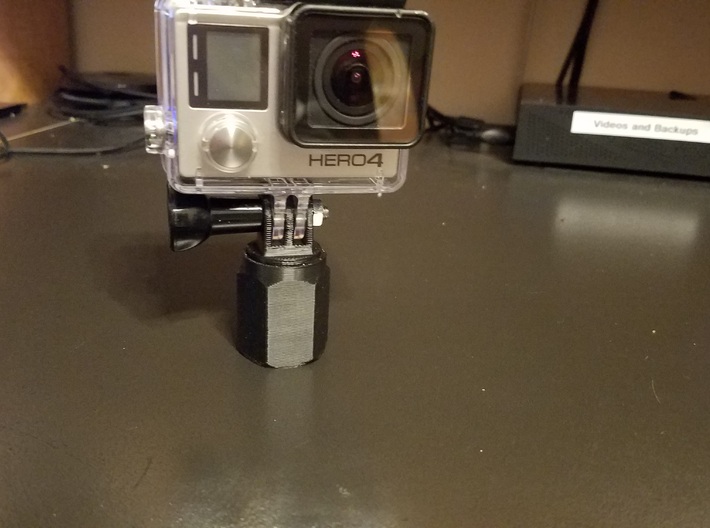 Extension Pole Gopro Mount super selfie pole 3d printed attached to gopro