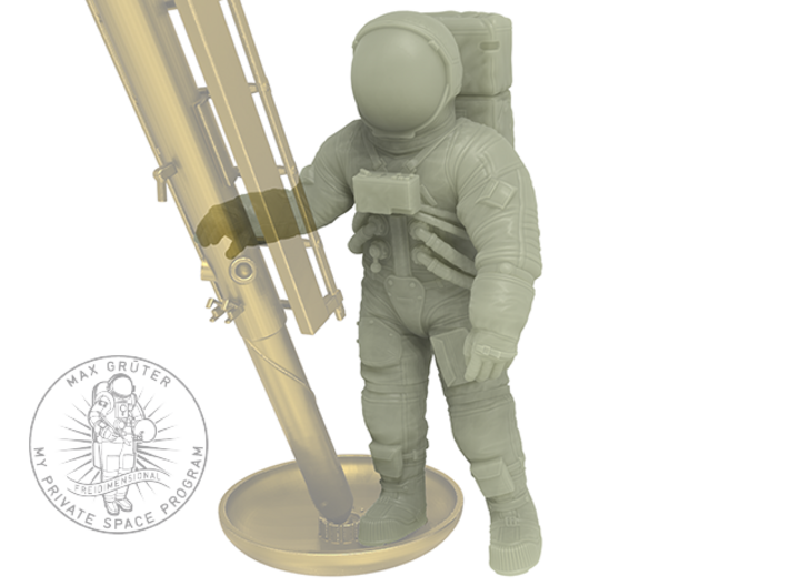 Neil Armstrong-&quot;Small step&quot; 1:32 3d printed
