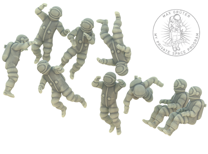 Generic Astronauts / Free Floating 3d printed