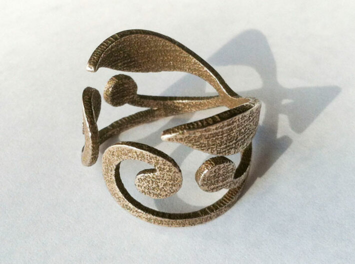 Hidden Life Ring - US Size 7 3d printed