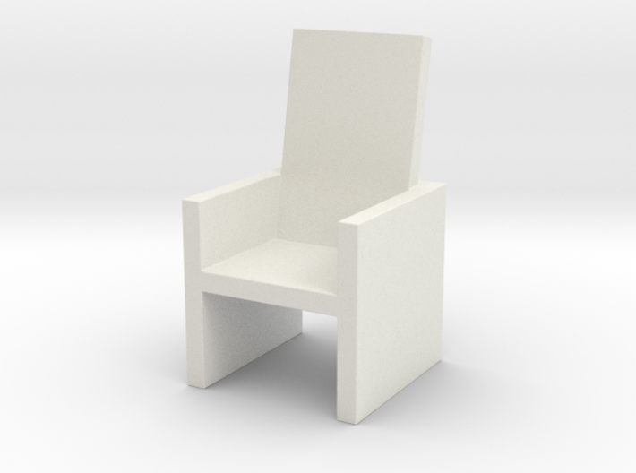 Card Holding Chair (7cm x 7cm x 12cm) (Hollow) 3d printed
