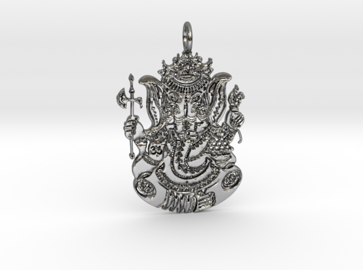 Ganesha Pendant 3d printed