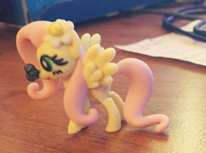 Fluttershy 1 Full Color - S1 3d printed 