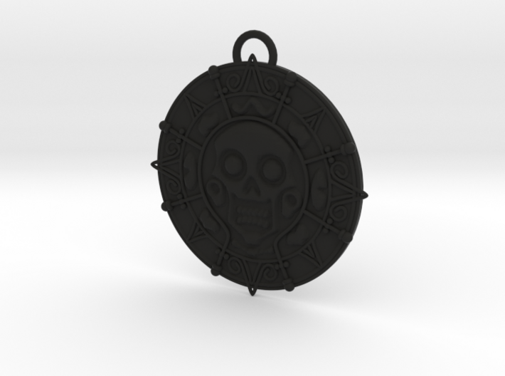 The gold of Cortez - Pirate's medallion 3d printed