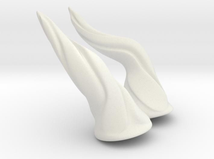 Horns Twisted Vines Human Size 3d printed