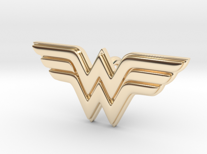 Wonder Woman Pendant 3d printed