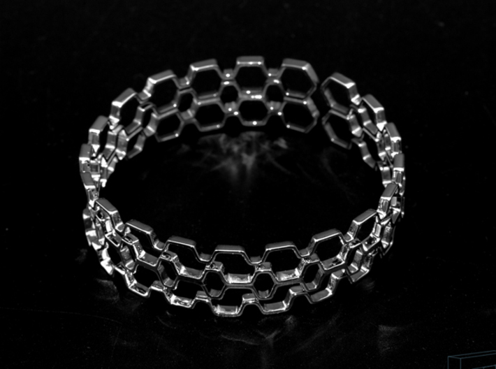 Honeyfull S Bracelet, Medium Size, 65mm 3d printed 
