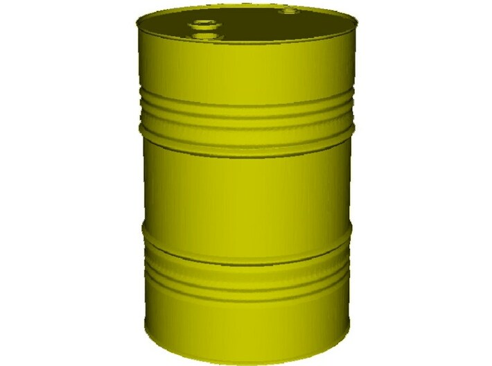 1/24 scale petroleum 200 lt oil drum x 1 3d printed
