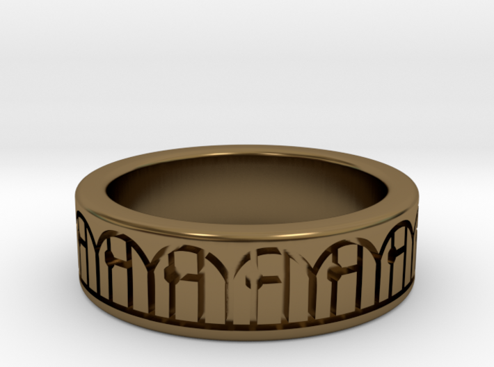 3D Printed Harmony Ring Size 7 by bondswell3D 3d printed