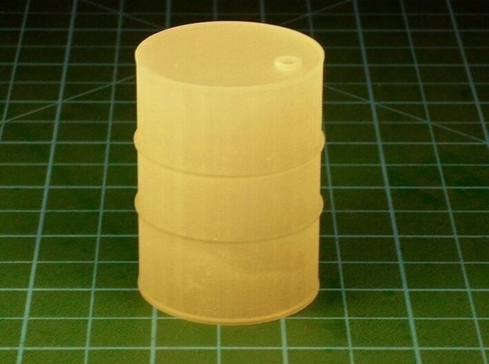 1/16 scale WWII US 55 gallons oil drums x 3 3d printed