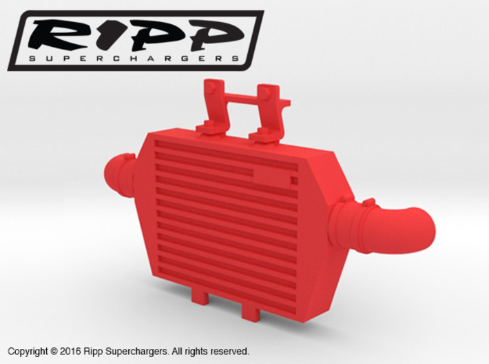 RS10001 Ripp Intercooler JK - RED 3d printed