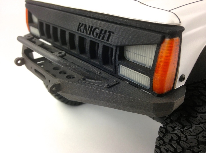 XJ10001 XJ ANGRY Grill (for Pro-Line XJ) 3d printed Shown fitted with the XJ10002 Pro-Line XJ Grill Lens (sold separately).