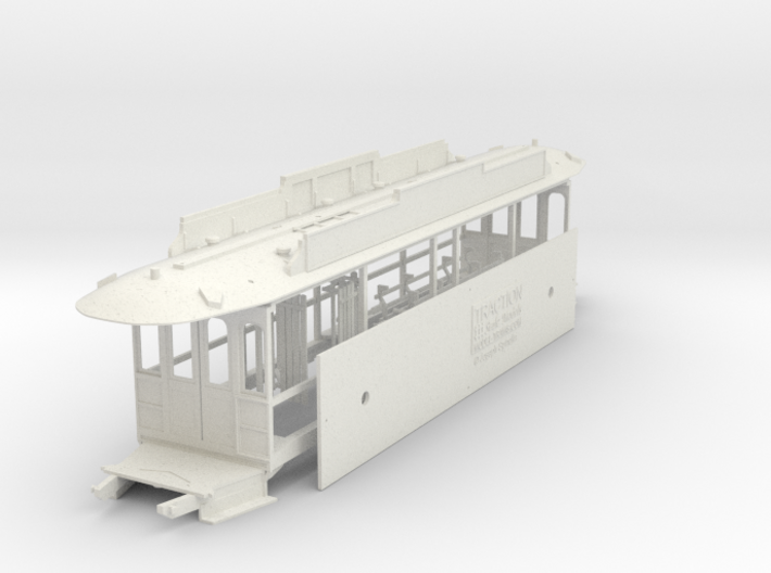 Auckland 1929 Tram - O Scale 1:43 (Part B) 3d printed 