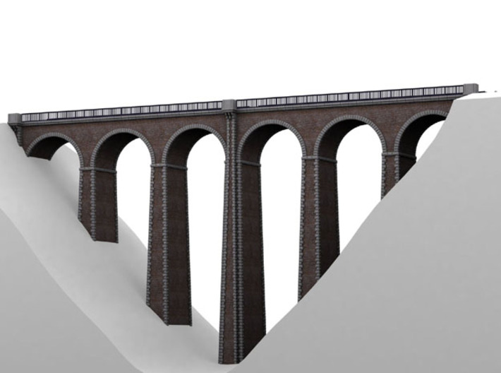 HOvm02 - HO Modular viaduct 1 3d printed 