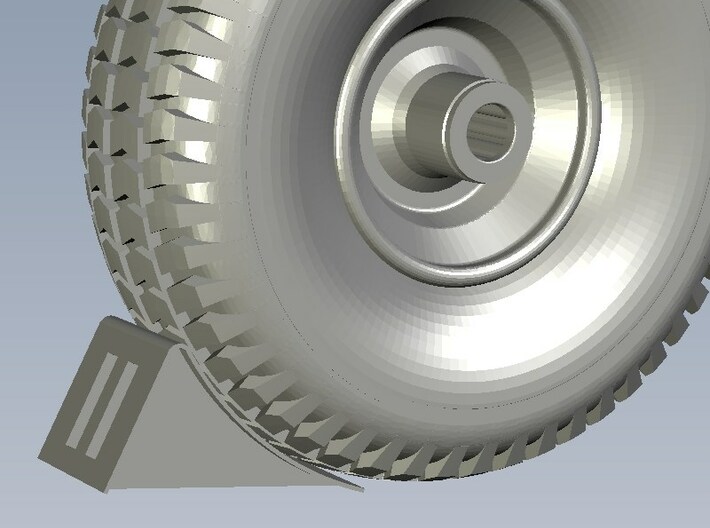 1/18 scale wheel chocks x 6 3d printed 