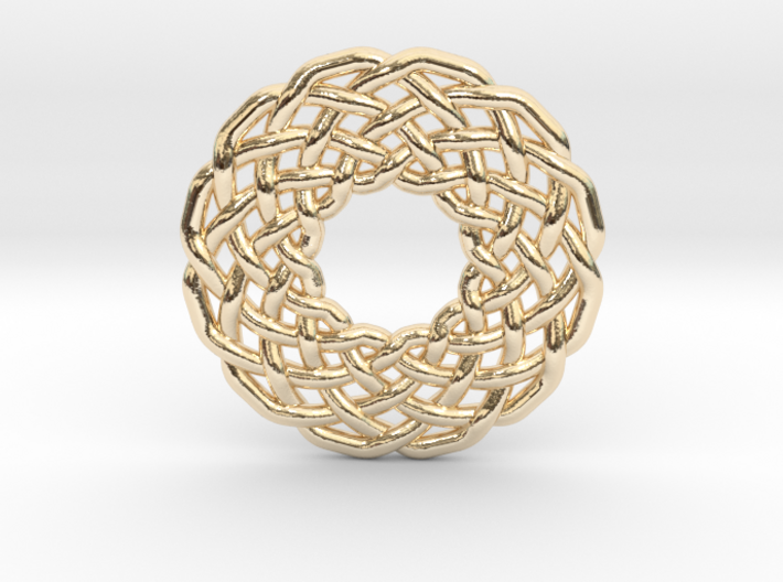 0510 Celtic Knotting - Circular Grid [12,3] 3d printed