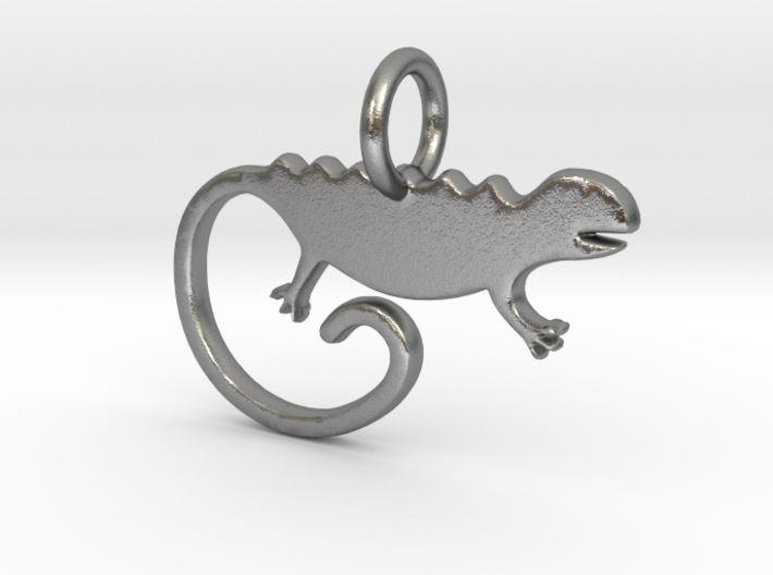 Chameleon Pendant and Keychain 3d printed