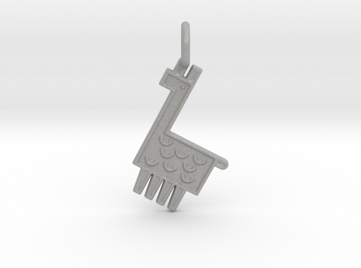 Llama Pendant 3d printed