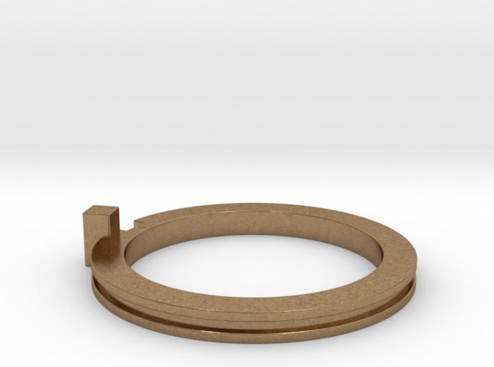 Slim Stackable Ring Size 7 3d printed