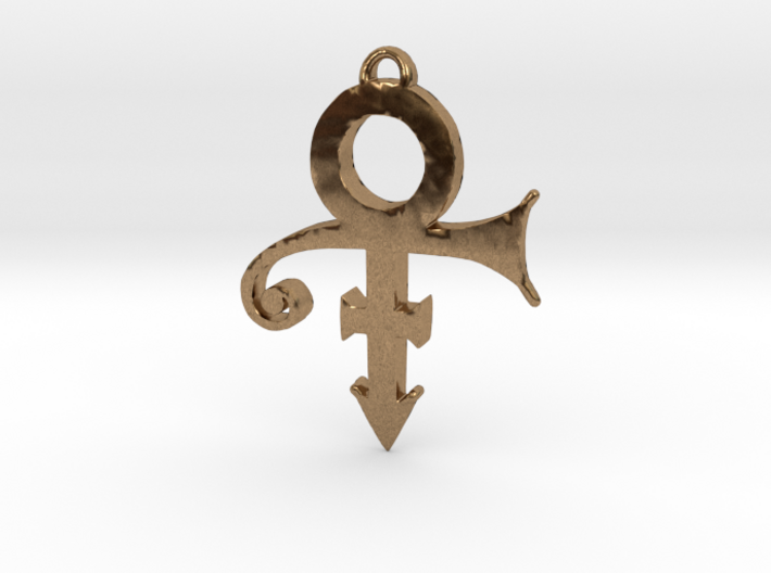Prince Love Symbol Pendant (Small) 3d printed