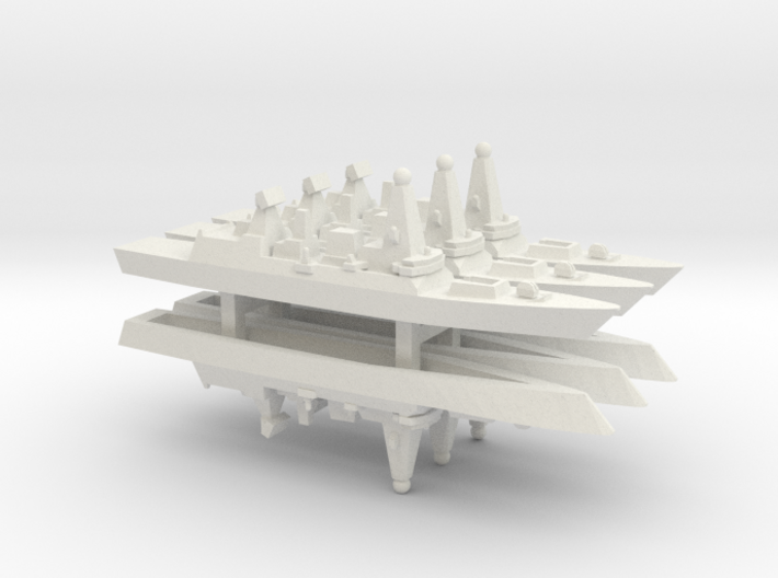 Type 45 DDG x 6, 1/2400 3d printed