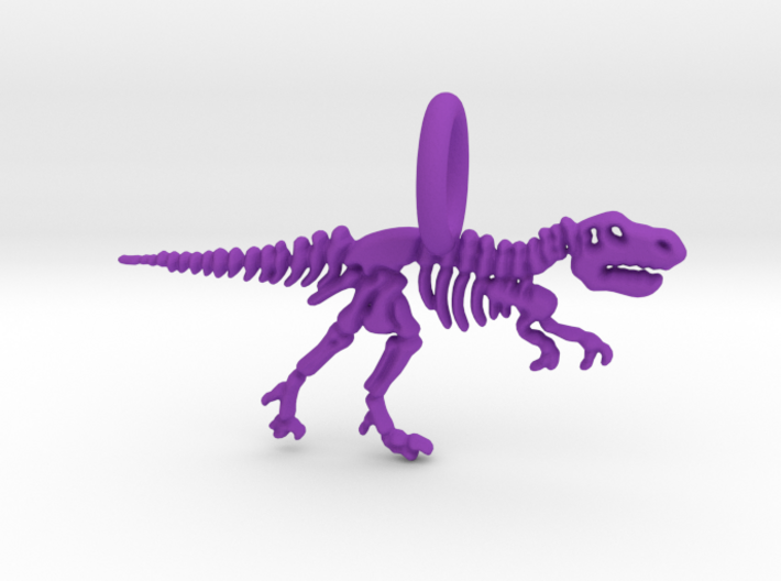 Tyrannosaurus Skeleton Pendant 3d printed
