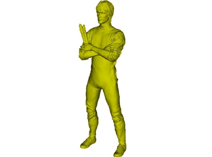 1/15 scale Bruce Lee &quot;Game of Death&quot; figure 3d printed