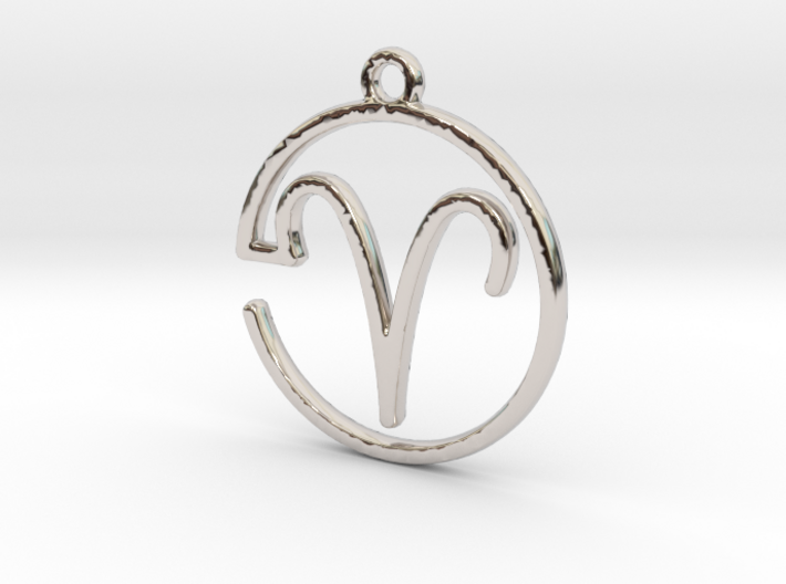 Aries Zodiac Pendant 3d printed