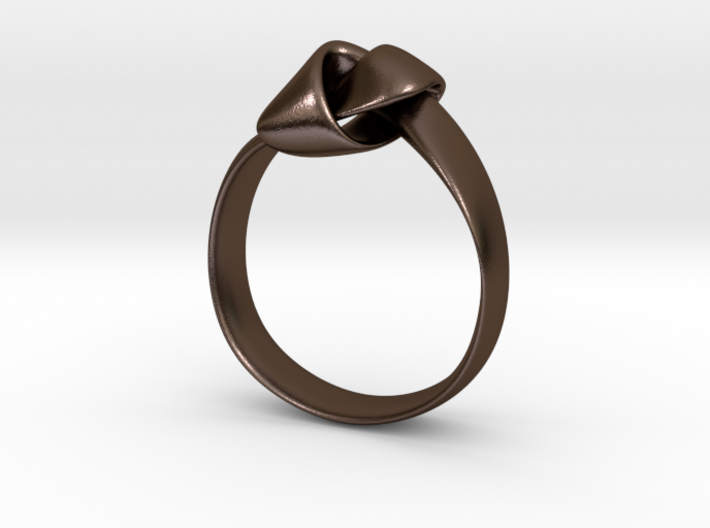 Knot Ring - Size 8 3d printed
