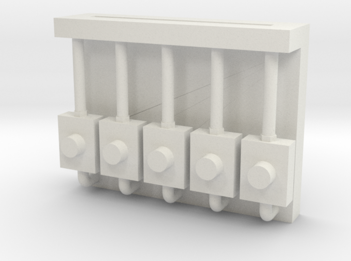 Electric Meter (Qty 5) HO 87:1 Scale 3d printed