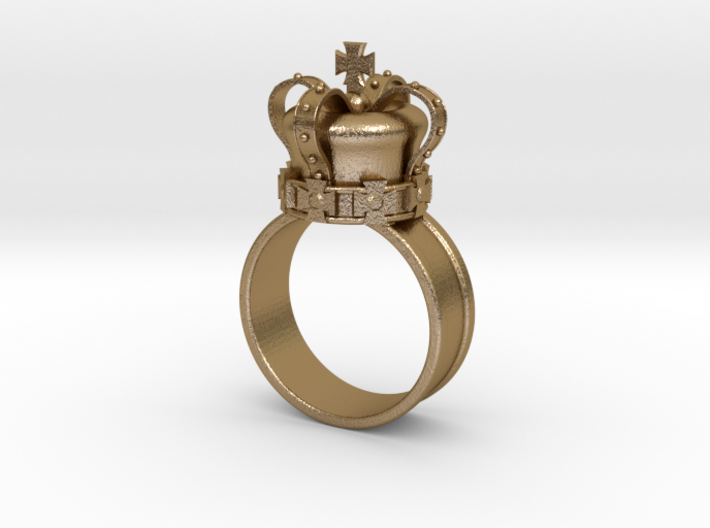 Crown Ring 26mm 3d printed
